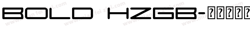 Bold hzgb字体转换